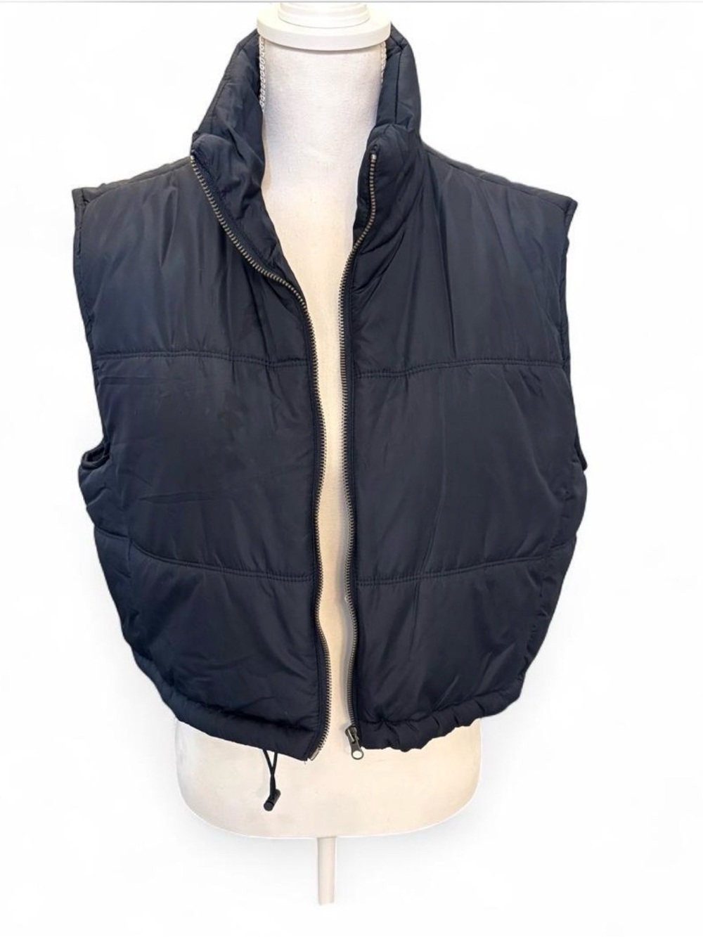 Thread & Supply Navy Quilted Puffer Vest